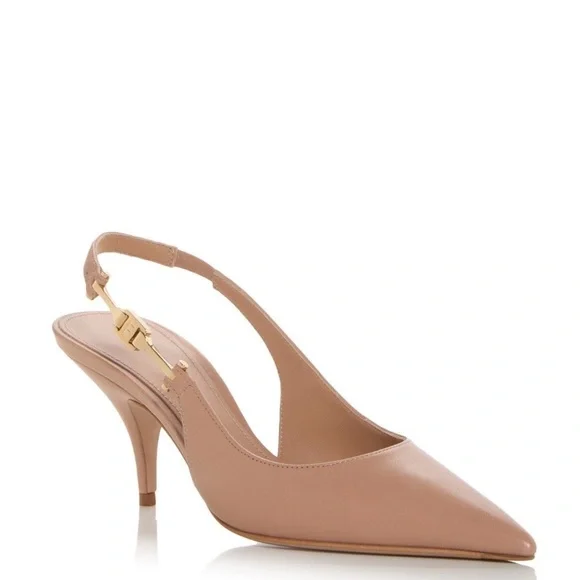 NIB FERRAGAMO Women's Tally 70 Slingback Pumps - Picture 1 of 6